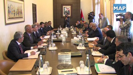 رئيس الحكومة يجتمع مع وفد من لاتحاد الوطني للشغل بالمغرب