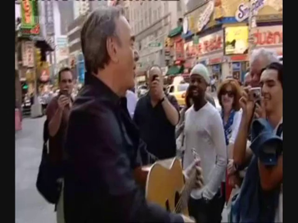 Neil Diamond..on the streets in New York City