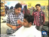Hair dresser has used 15 scissor for cutting the hair of Umer Akmal watch video.