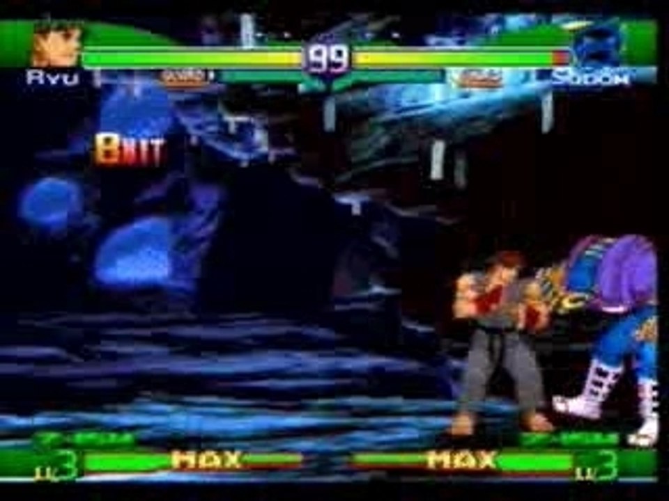 street fighter alpha 3 - ryu combo movie