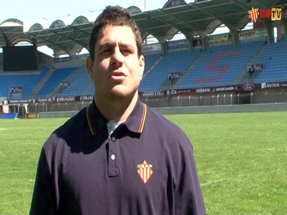 Les joueurs de l'USAP font appel à leurs supporters