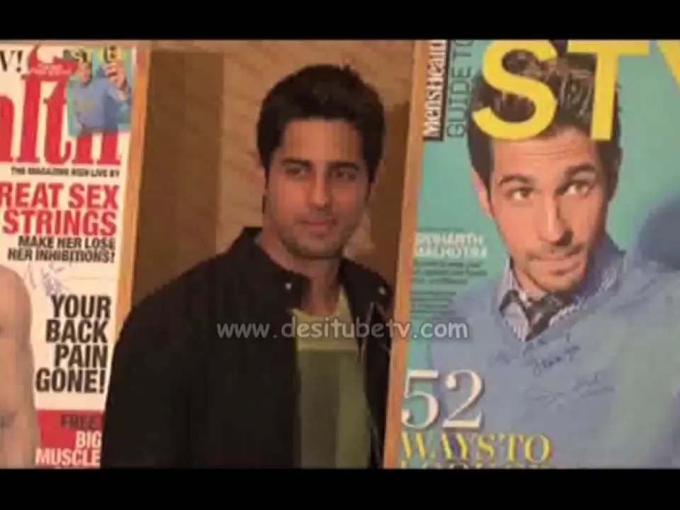 Sidharth Malhotra launches the cover page of Men's Health magazine.