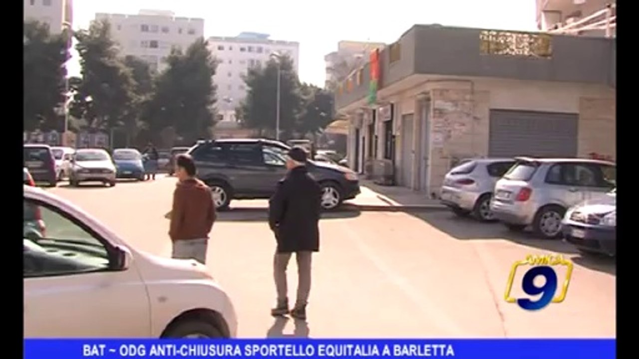 BAT | ODG anti chiusura sportello Equitalia a B...