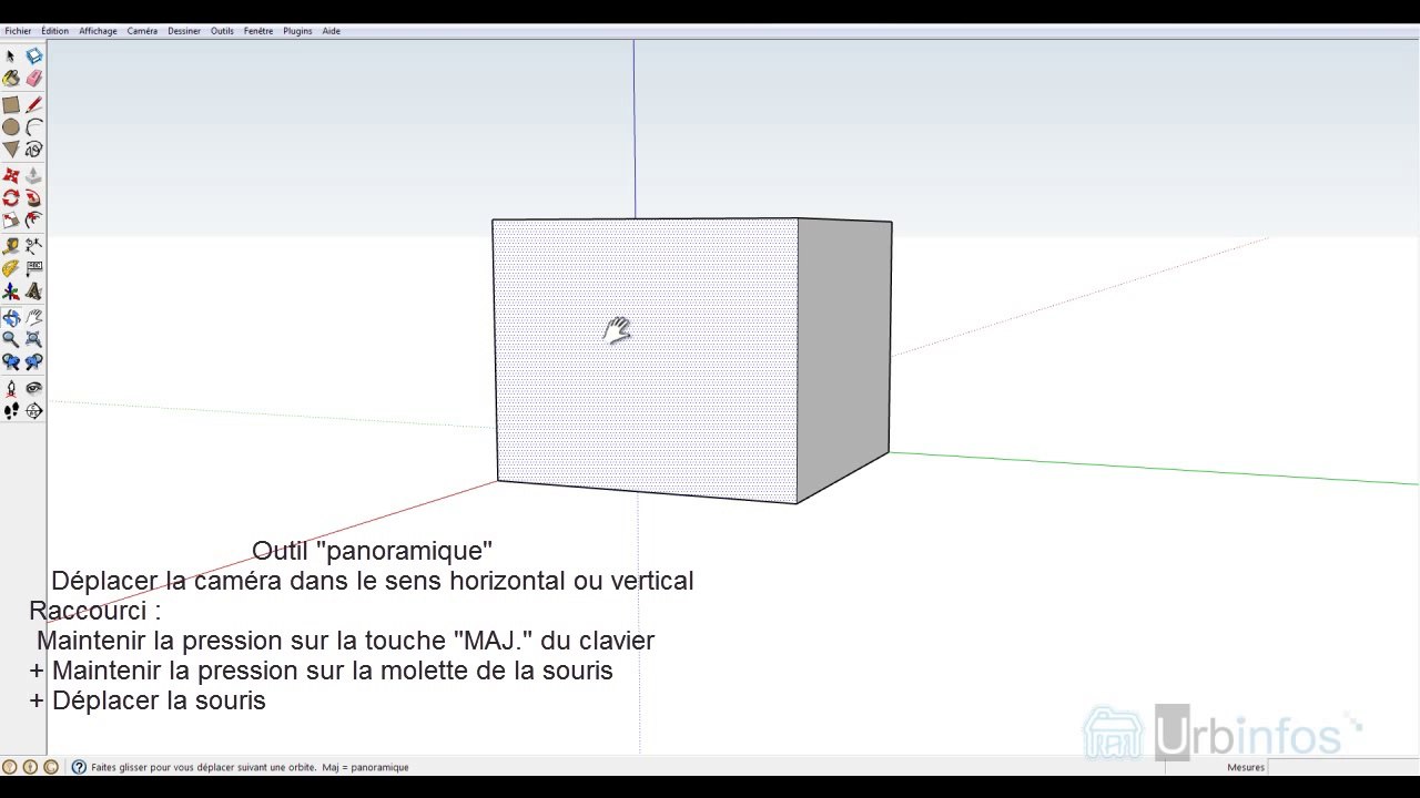 Tutoriel Google SketchUp - L_interface de Google SketchUp 1