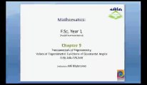 FSc Math Book1, Ch 9, LEC 13: Values of Trigonometric Functions of Quadrantal Angles 0,90,180,270, 360