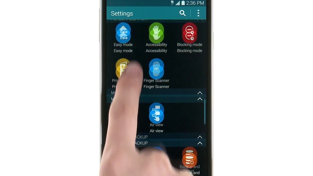 How To Create Accounts - Samsung Galaxy S5