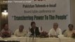 Jahangir Khan Tareen Presents PTI's Rural Governance Vision ... Empowering The Community (April 9, 2012) Part 1/2