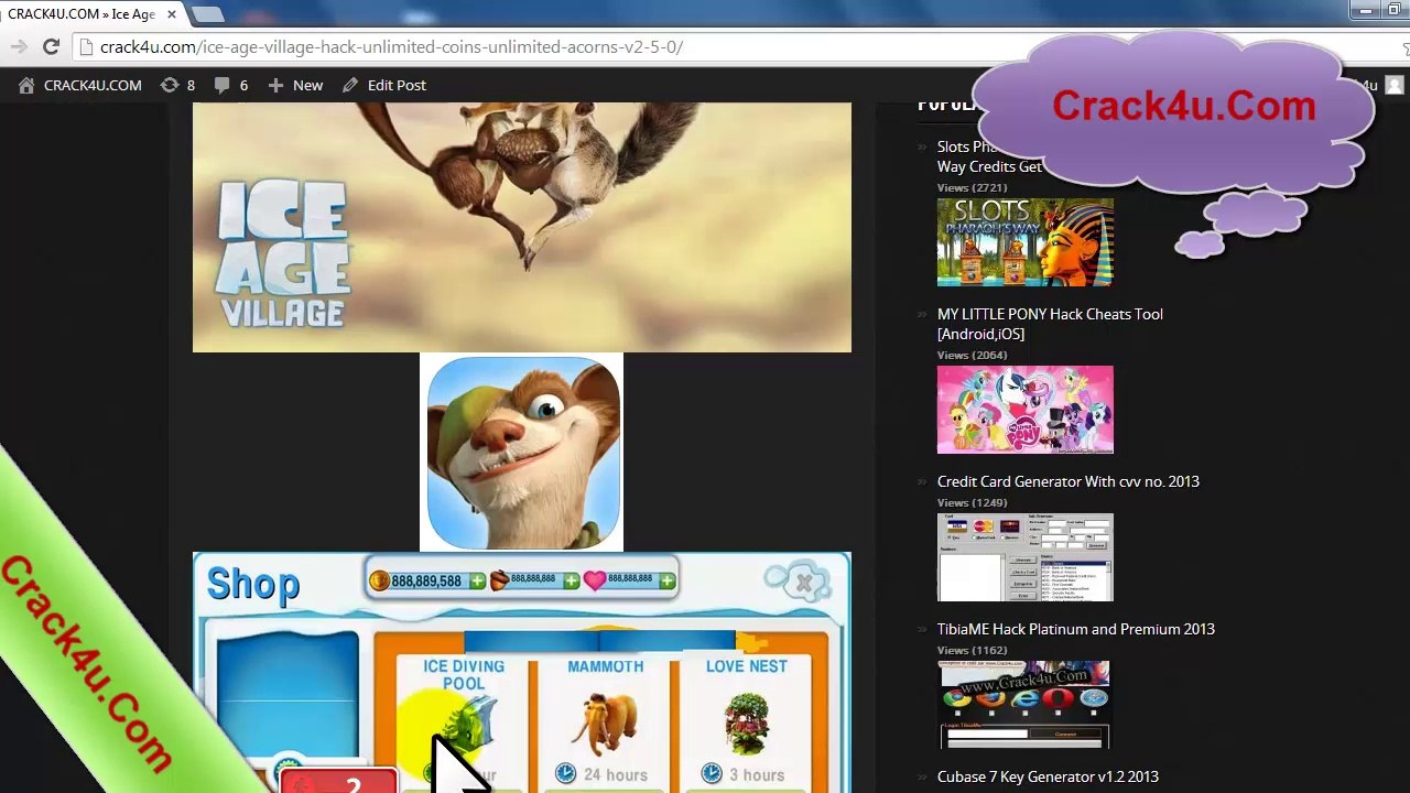 Ice Age Village Hack Unlimited Coins Unlimited Acorns