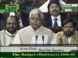 Lalu Prasad  Yadav Speech In English.