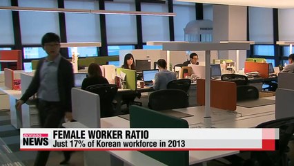 Female worker ratio remains unchanged from 10 years ago