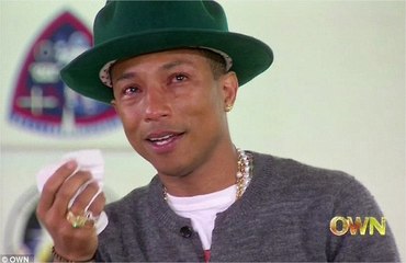 Pharrell en larmes chez Oprah