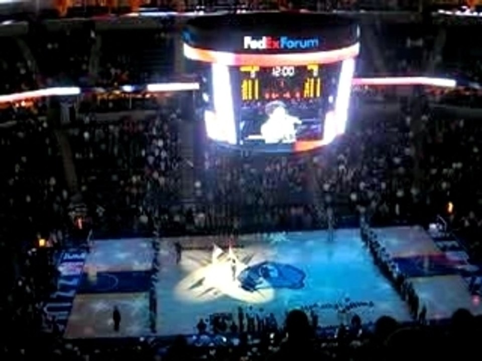 Hymne US - Grizzlies vs. San Antonio