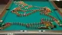 Biliard Domino - amazing skill must see