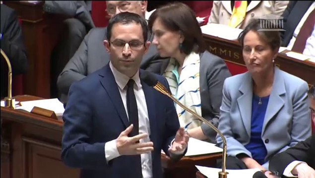 [ARCHIVE] Rythmes scolaires : réponse de Benoît Hamon à la députée Annie Genevard lors des questions au Gouvernement à l'Assemblée nationale, le 16 avril 2014
