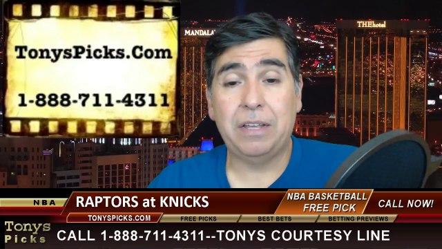 New York Knicks vs. Toronto Raptors Pick Prediction NBA Pro Basketball Odds Preview 4-16-2014