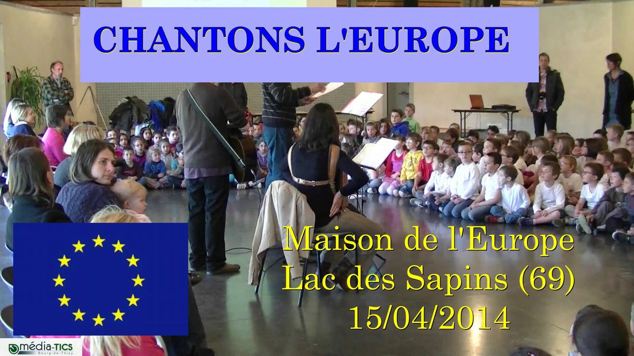 Chantons l'Europe 2014 au Lac des Sapins