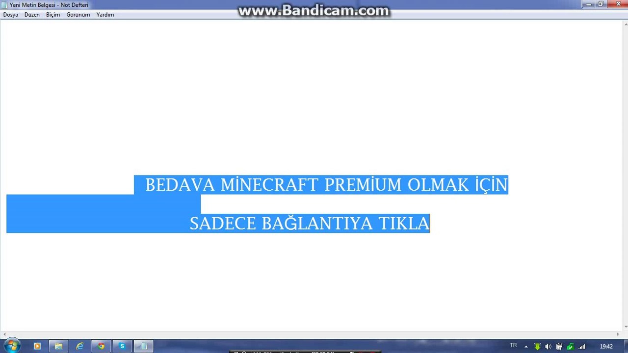 PREMİUM OLMA MİNECRAFT :ŞAKA :D