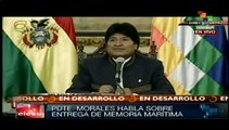 Admite Evo Morales que en su defensa, Chile tiene derecho a asesorarse