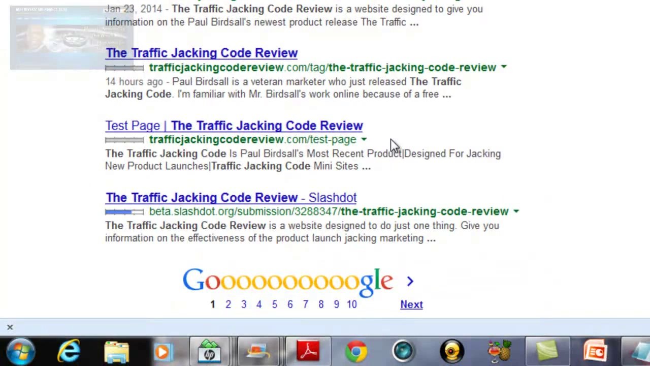 The Traffic Jacking Code Review Proof Product Launch Jacking WorksCreator Paul Birdsall