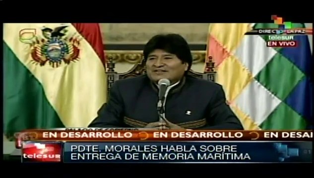 CIJ decidirá si tiene competencia en diferendo marítimo Bolivia-Chile