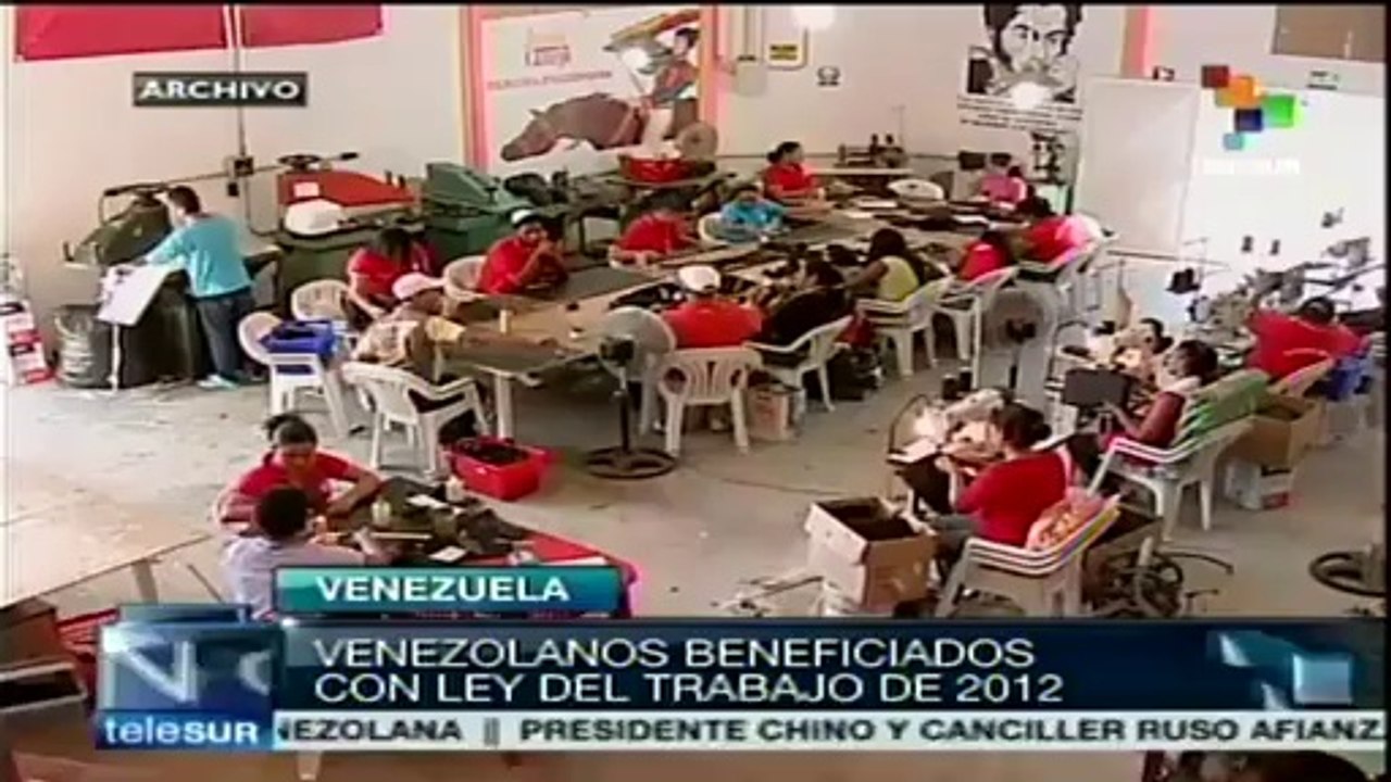 Venezuela: ley orgánica del trabajo revolucionaria protege a obreros