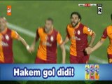 Galatasaray'ın 3.golü ve gol sevinci