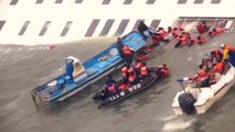 Dramatic rescue operation of ferry passengers seen in aerial video off South Korea coast