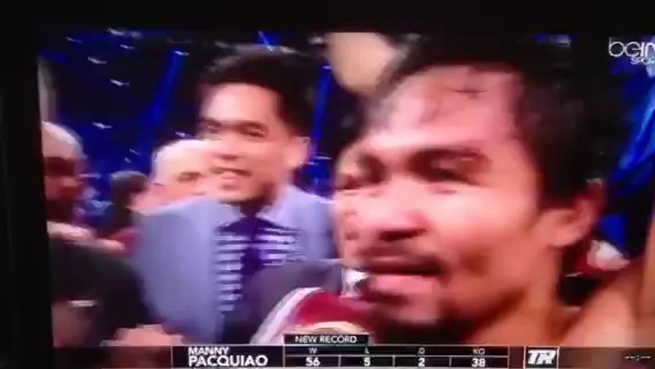 Boxe: Pacquiao prend sa revanche sur Bradley 1