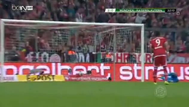 Toni Kroos Goal - Bayern München 2-0 Kaiserslautern 16/04/14