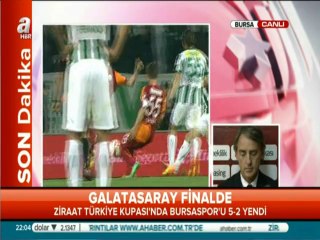 Bursaspor maçı sonrası Mancini'nin yaptığı açıklamalar