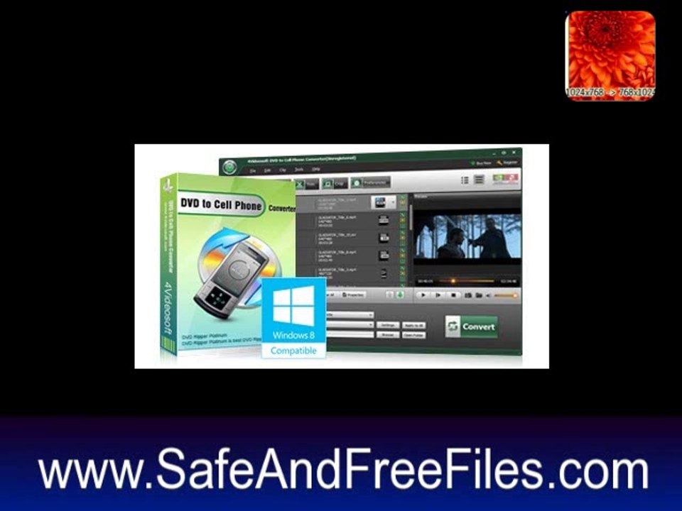4Videosoft DVD to iPhone 4 Converter 5.0.28 Full Crack Download