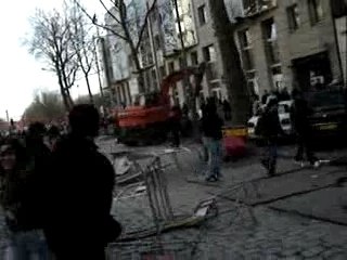 emeutes lille cpe BARRICADES