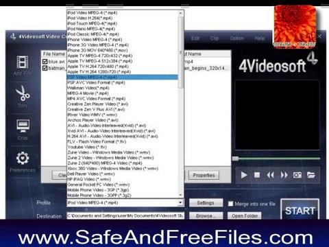 4Videosoft DVD to PSP Converter 5.0.28 Full Crack Download