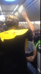 Hilarious SWA Flight attendant- In Mid Life Crisis MUST meet Ellen and Jimmy Fallon