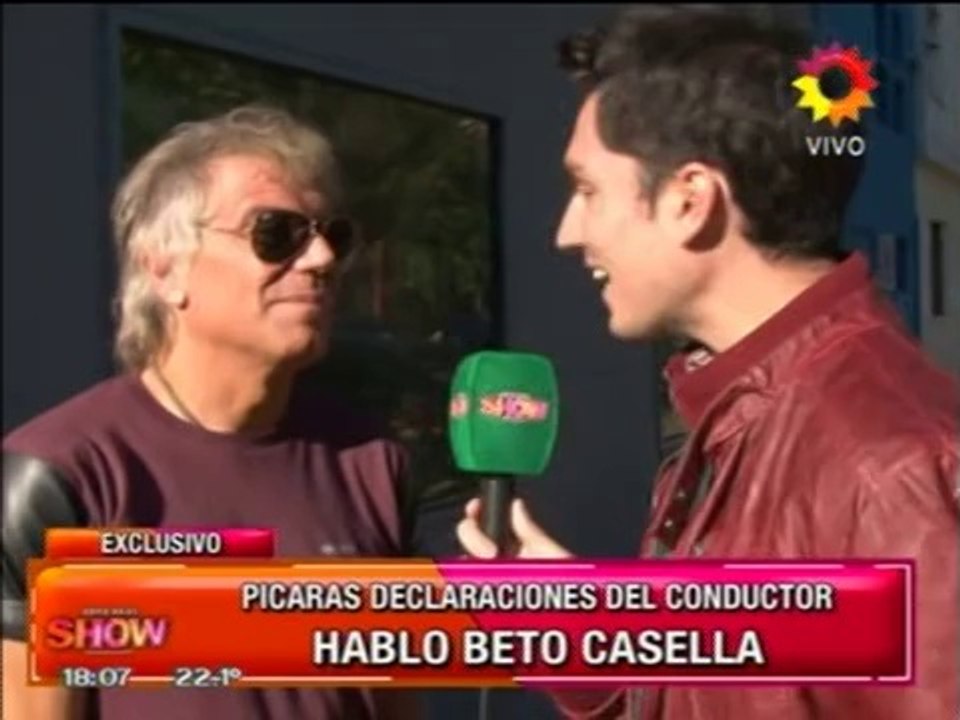 Pronto.com.ar Beto Casella habla de Evelyn