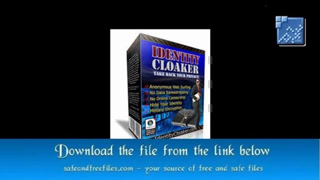 Download Identity Cloaker 1.2 Product Key Generator Free
