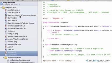 Learn Xcode 4.2 Tutorial iOS iPad iPhone 1.13 UISegment Controller pt1