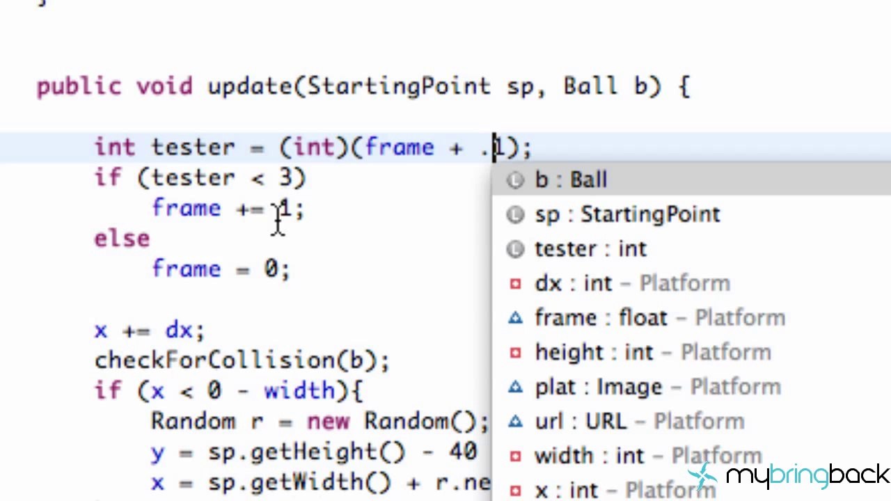 Learn Java 2.32- Game Applet- Animation from Sprite Sheet