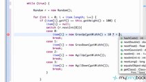 Learn Java 2.23- Game Applet- Randomizing Items