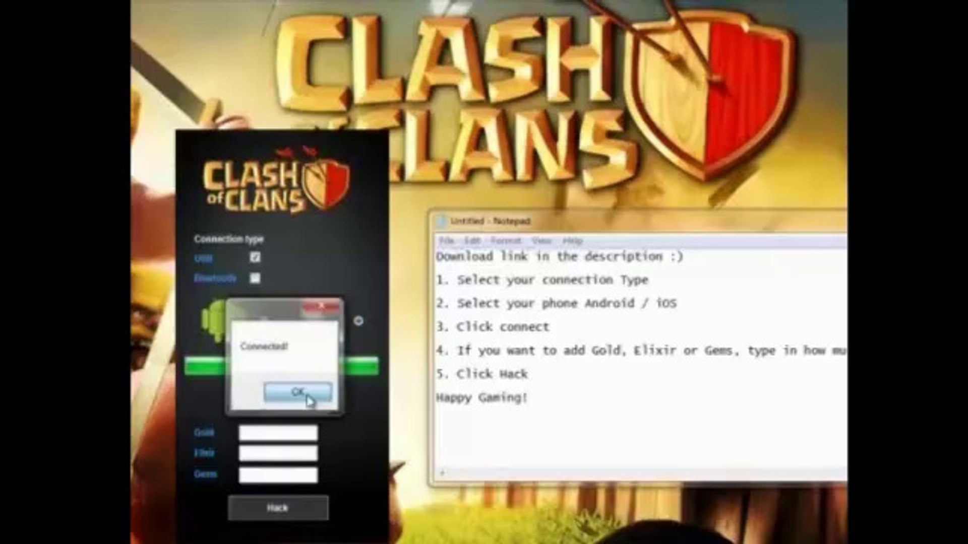 Clash of clans gem hack no survey mac download free