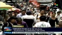 Deuda pública en México crece vertiginosamente