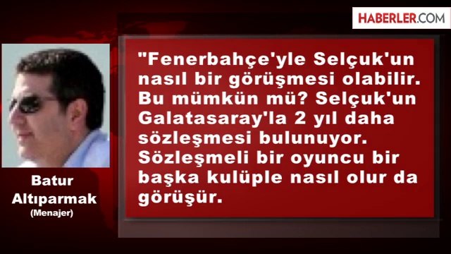 Selçuk İnan'ın Menajeri, Fenerbahçe Haberlerini Yalanladı