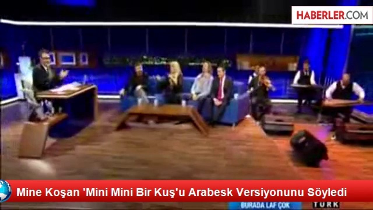 Mine Koşan 'Mini Mini Bir Kuş'un Arabesk Versiyonunu Söyledi