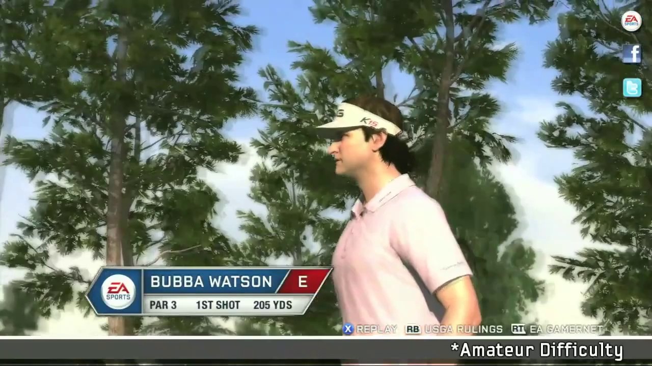 Tiger Woods PGA TOUR 12 The Masters Tips on Amateur Difficulty Trailer