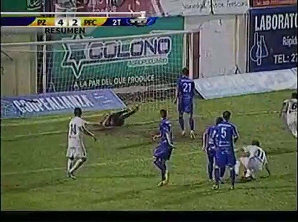 Segundo tiempo: Perez Zeledon vs Puntarenas FC