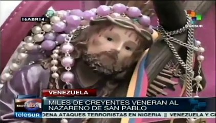 Feligreses asisten a eucaristías en honor al Nazareno de San Pablo