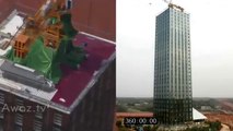 ---30-story building built in 15 days---  Construction time lapse -View Fullscreen-