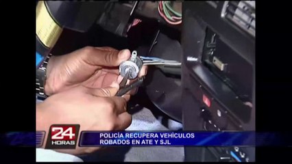 Sujeto cayó en el preciso instante en que robaba un auto en Ate