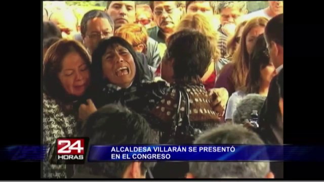 Alcaldesa Susana Villarán explicó situación del transporte ante el Congreso