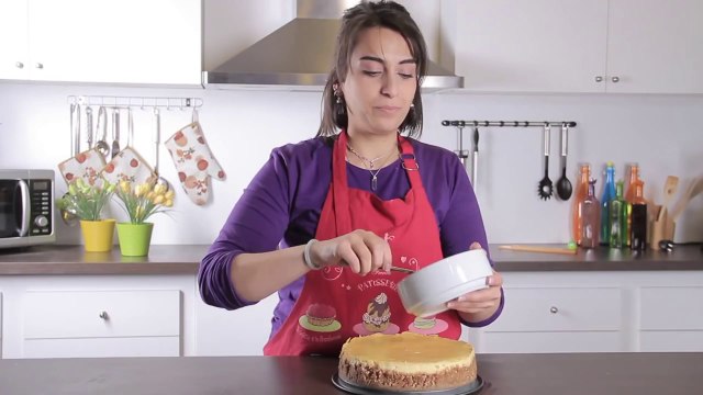 طريقة عمل تشيز كيك بالفرن _ مع فاطمة